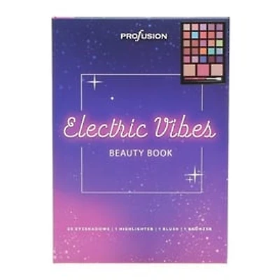 Electric Vibes Beauty Book Makeup Palette 29-Piece