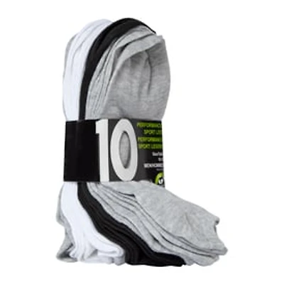 Men's Performance Sport Ankle Socks 10-Pack