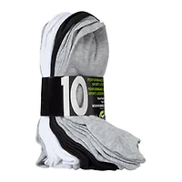 Men's Performance Sport Ankle Socks 10-Pack