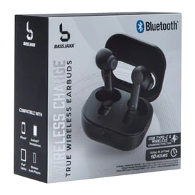 Wireless Charge Bluetooth® Earbuds With Microphone