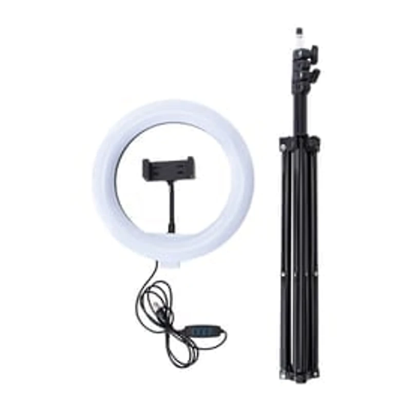 Extendable Tripod With Ring Light Set