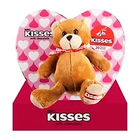 Hershey's Kisses Heart Chocolate Box With Plush