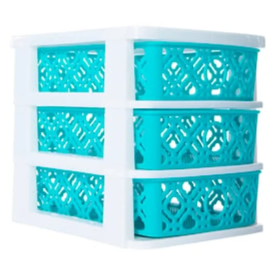 Trellis Stackable 3-Drawer Mini Organizer 7.5in