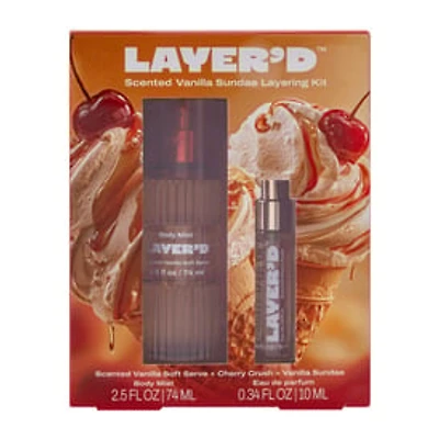 Layer'd™ Scented Vanilla Sundae Layering Kit