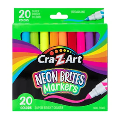 Neon Brites Markers 20-Count