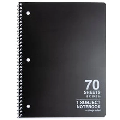 1 Subject College Ruled Notebook 70 Sheets
