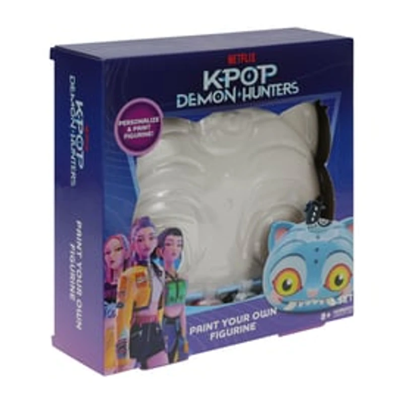 Netflix KPop Demon Hunters Paint Your Own Figurine Set