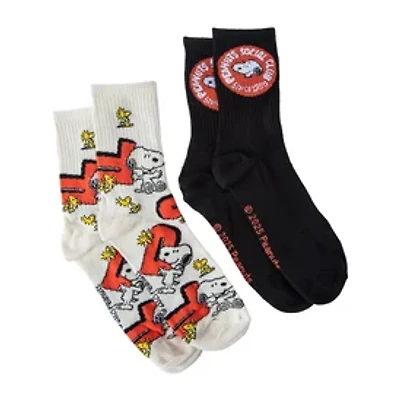 Peanuts® Crew Socks 2-Pairs