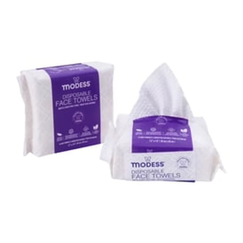 Modess® Disposable Face Towels 14-Pack
