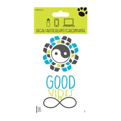 'Good Vibes' Sticker Decal 4in x 8in