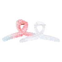 Capelli® Bubble Claw Clip 2-Count - Red White & Blue