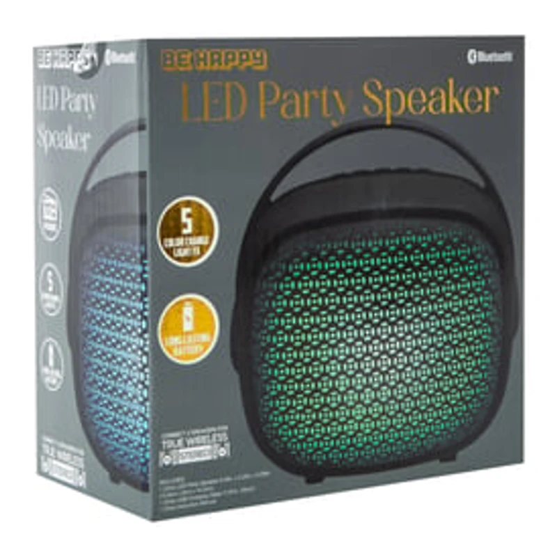 Be Happy Bluetooth® LED Party Speaker