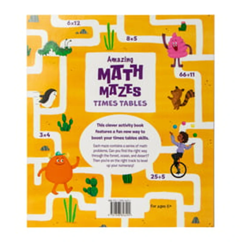 Amazing Math Mazes Times Tables