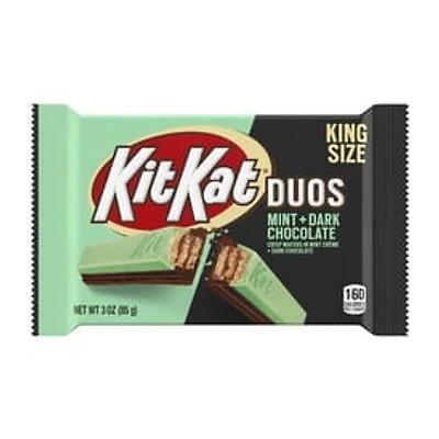 Kit Kat® Duos Mint + Dark Chocolate King Size Candy Bar 3oz