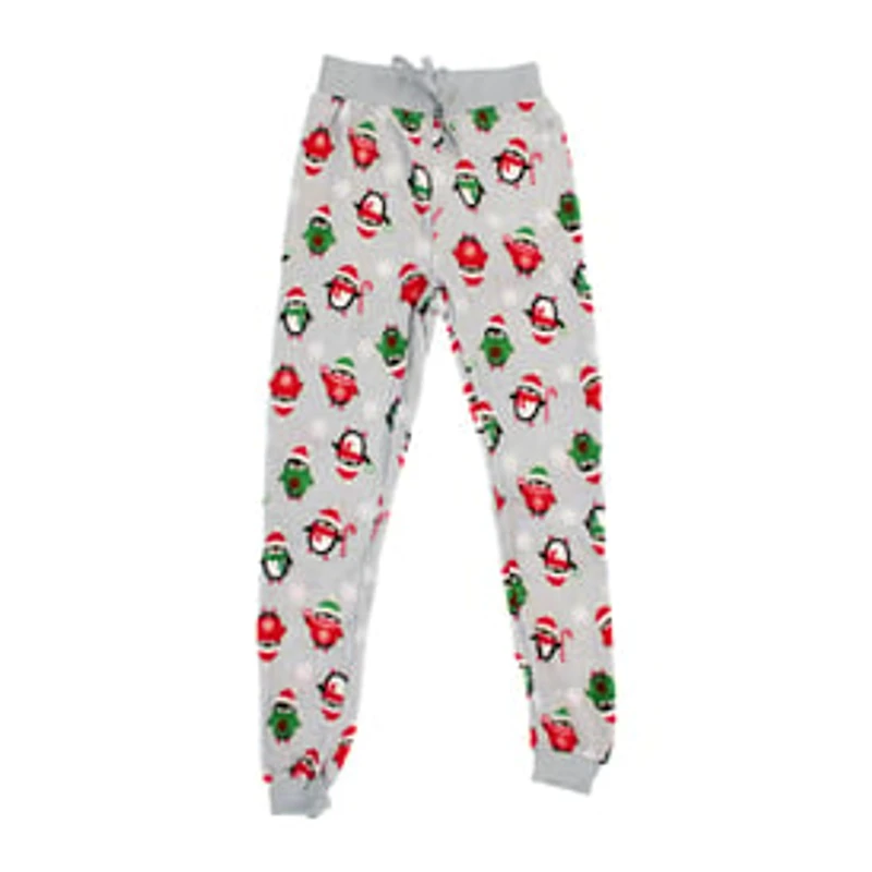 Juniors Holiday Plush Joggers - Penguins