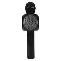 Bluetooth® Karaoke LED Bling Mic With Speaker