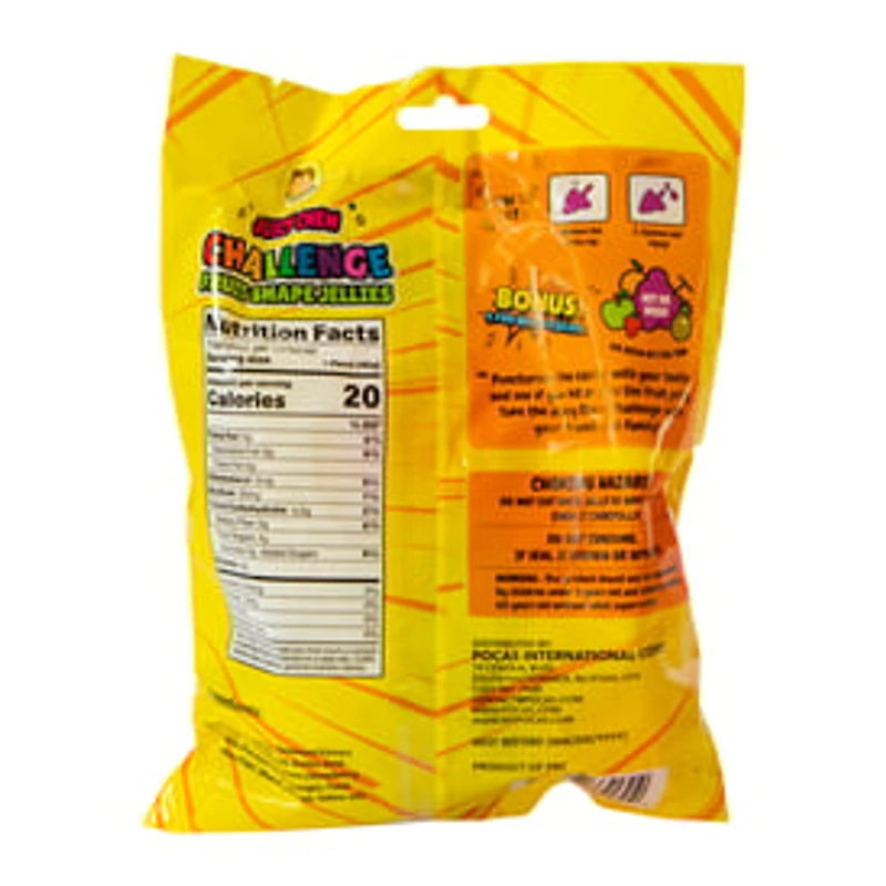 Juicy Chew Challenge Fruit Shaped Jellies 9.85oz