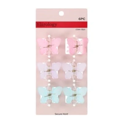 Style Hairology Claw Clips 6-Pack