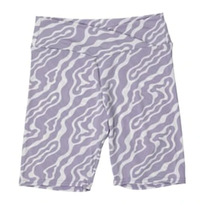 Purple Waves Crossover Bike Shorts