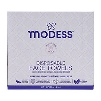 Modess® Disposable Face Towels 50-Pack