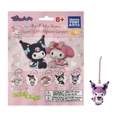 Twinchees My Melody x Kuromi Sweet Lolita Figurine Dangler (Styles May Vary)