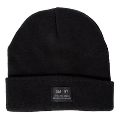 Lightweight Knit Cuff Beanie With Patch