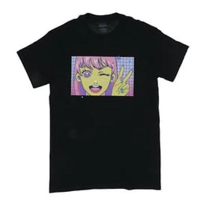 Anime Peace Sign Graphic Tee