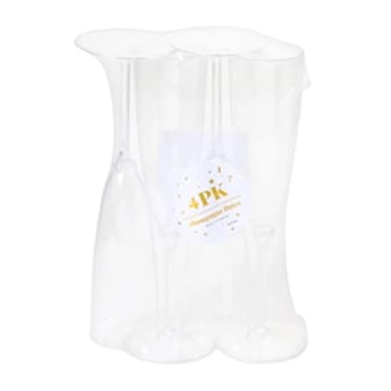 Champagne Flutes 4-Pack 6oz