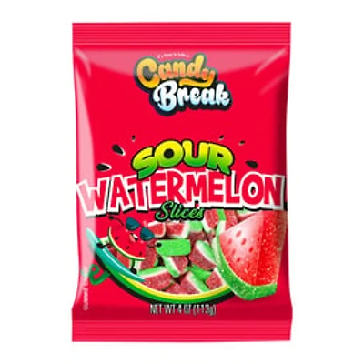 Candy Break Sour Watermelon Slices 4oz