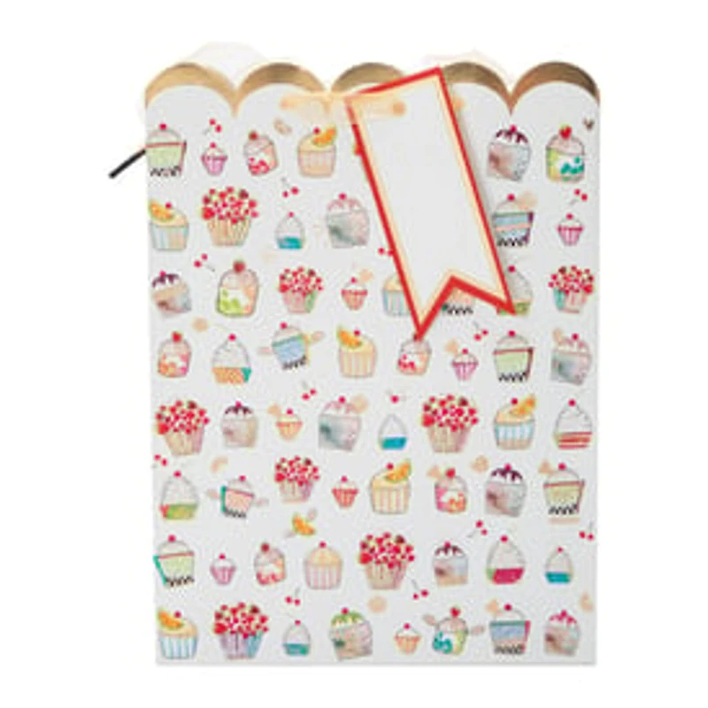 Scallop Edge Medium Gift Bags 7in x 9in