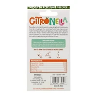 Mosquito Repellent Citronella Incense Cones 20-Count