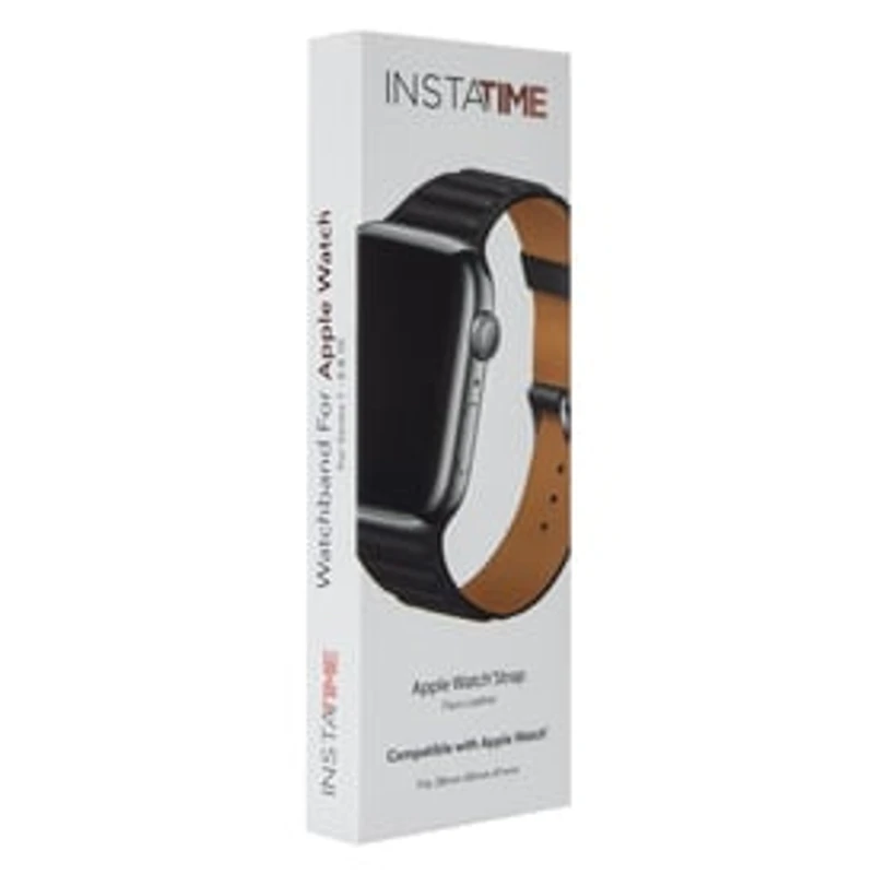 Faux Leather Watch Band For Apple Watch®