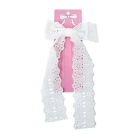 White Oversized Bow