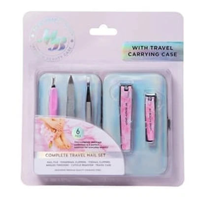 Complete Travel Nail Set With Carrying Case