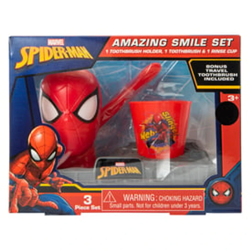 Fun Character Kid's Toothbrush Set 3-Piece