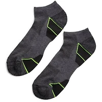 Series-8 Fitness™ Charcoal Gray Men's Performance Low Cut Socks 5-Pack