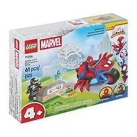 LEGO® Marvel Spidey & Amazing Friends Spidey On His Motorcycle Vs. Rhino Building Toy