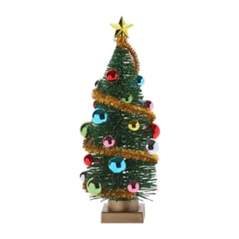 Christmas Brush Tree Décor