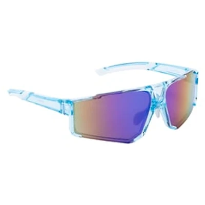 Mens Rimless Sport Wrap Sunglasses