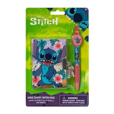 Disney Stitch Mini Diary With Pen