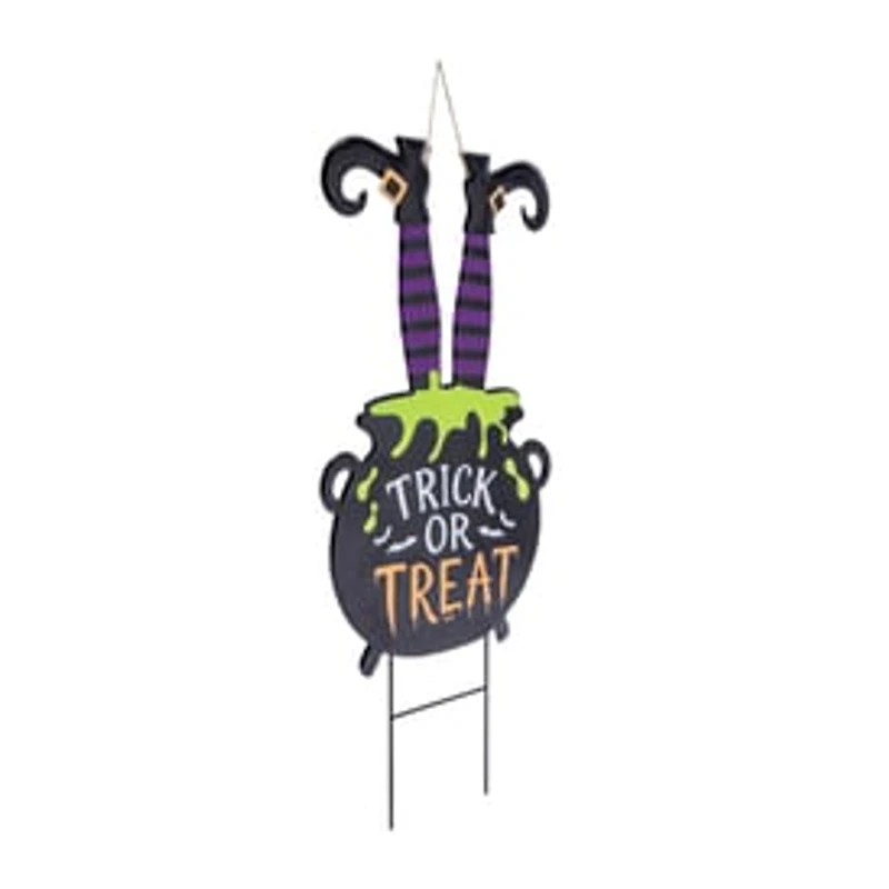 Halloween Trick Or Treat Metal Stake