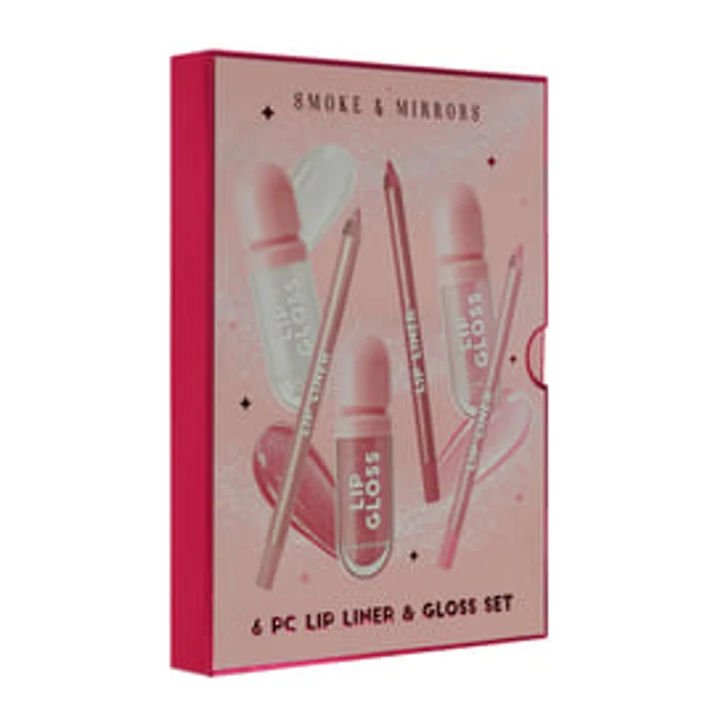 Smoke & Mirrors Lip Liner & Gloss Set 6-Pack