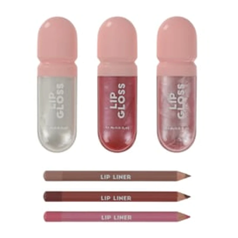 Smoke & Mirrors Lip Liner & Gloss Set 6-Pack