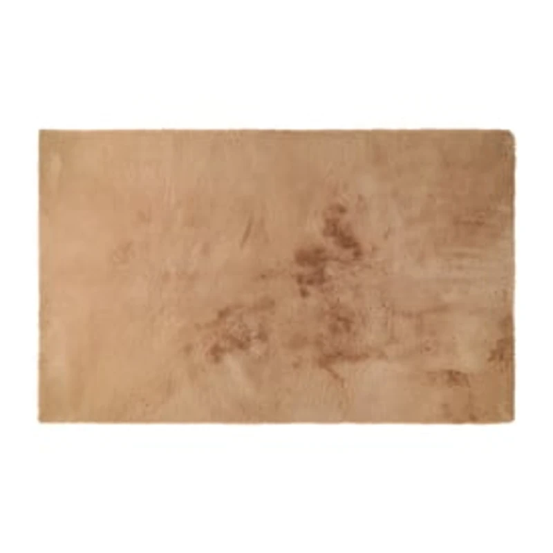 Rabbit Faux Fur Area Rug 3ft x 5ft
