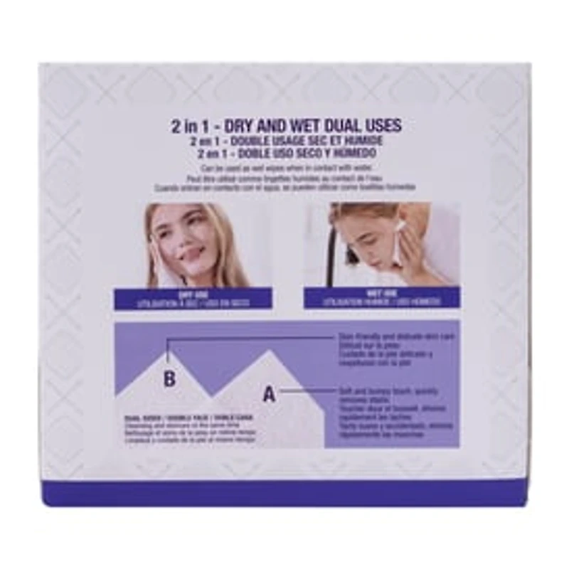 Modess® Disposable Face Towels 50-Pack
