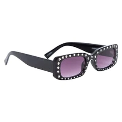 Ladies Rhinestone Rectangle Sunglasses