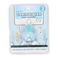 Cable Squad Animal Accessories 3-Count