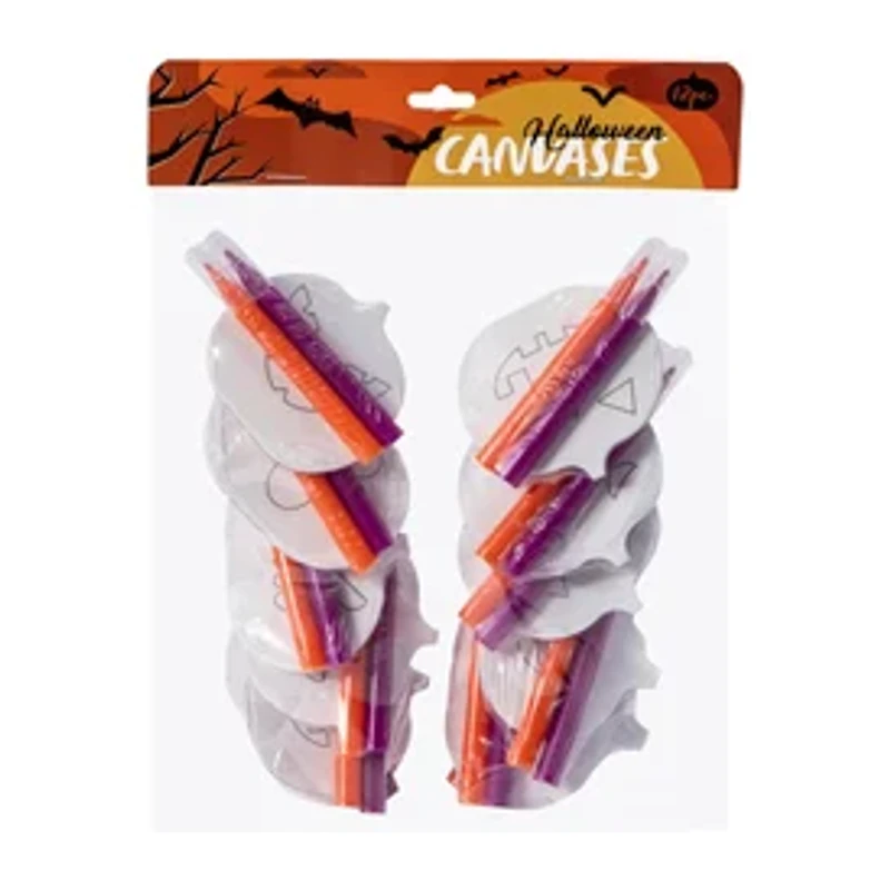 Halloween Canvases 12-Pack