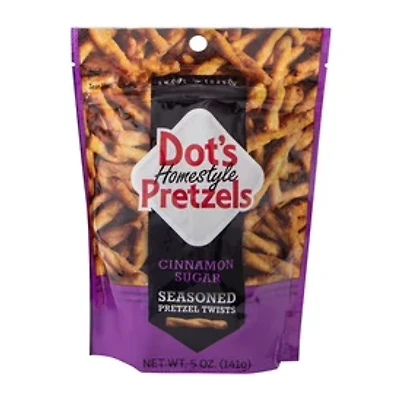 Dot's Homestyle Pretzels Cinnamon Sugar Seasoned Pretzel Twists 5oz