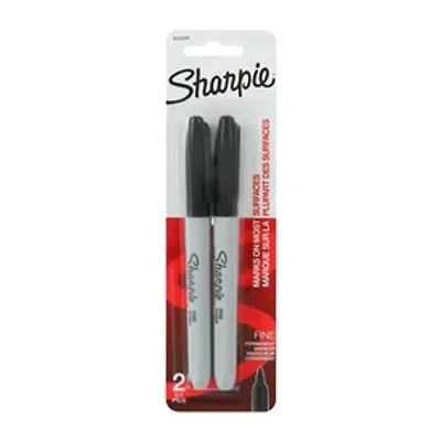 Sharpie® Fine Point Permanent Markers 2-Pack